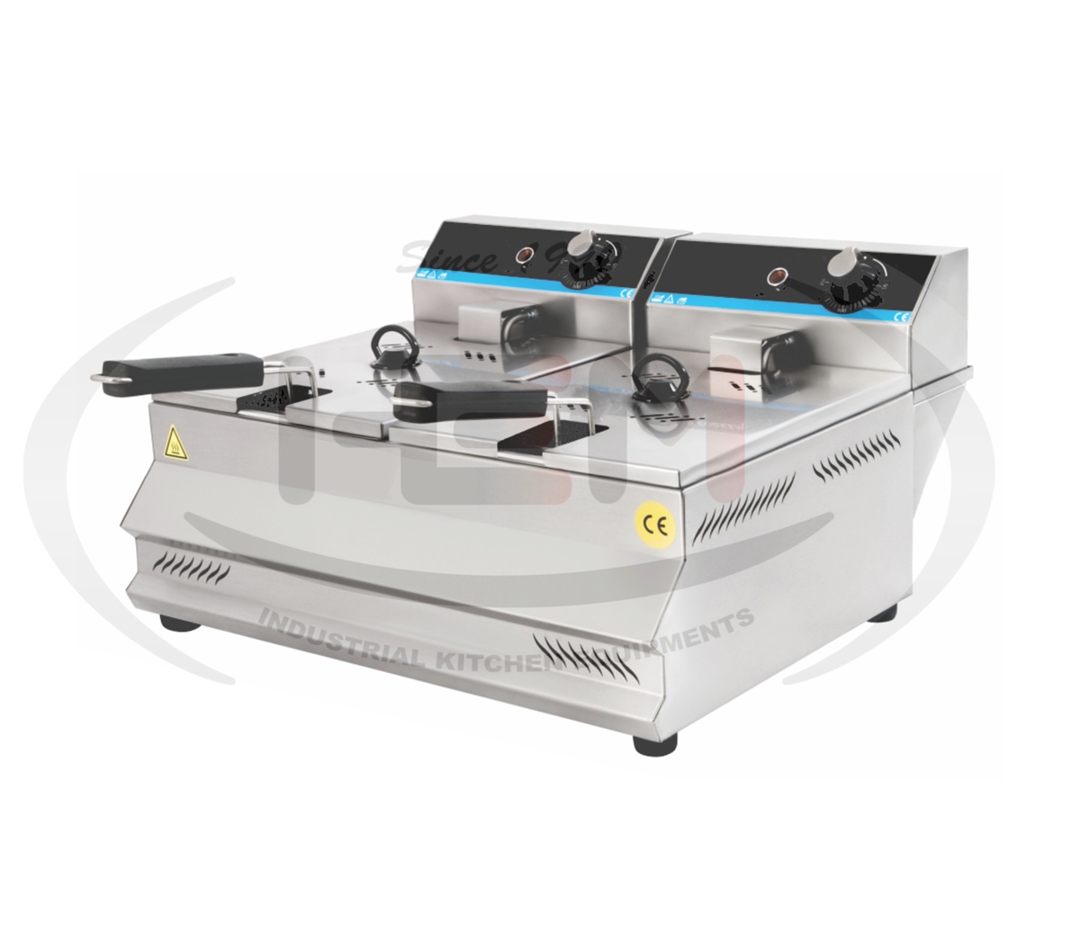 8+8 L Elektrikli Fritöz 