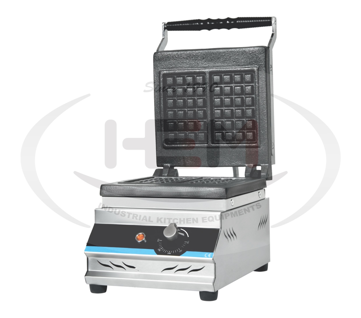 Tekli Elektrikli Kare Waffle Makinesi