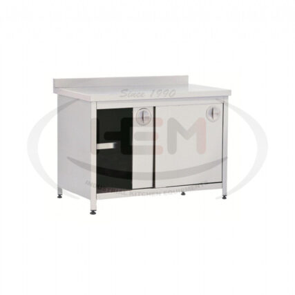 Ara Raflı Dolaplı Çalışma Tezgahı 190X60X85